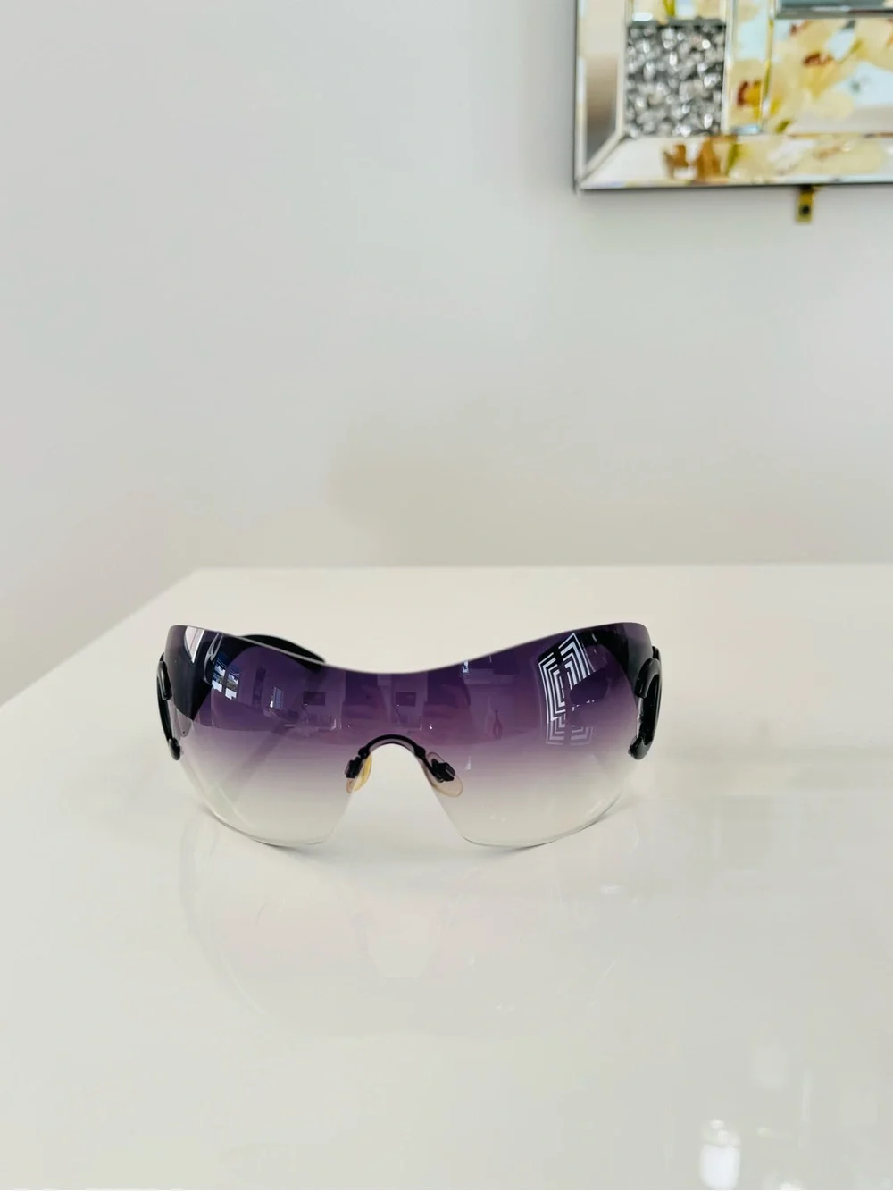 Rare 🖤 Vintage Authentic Chanel CC rimless sunglasses